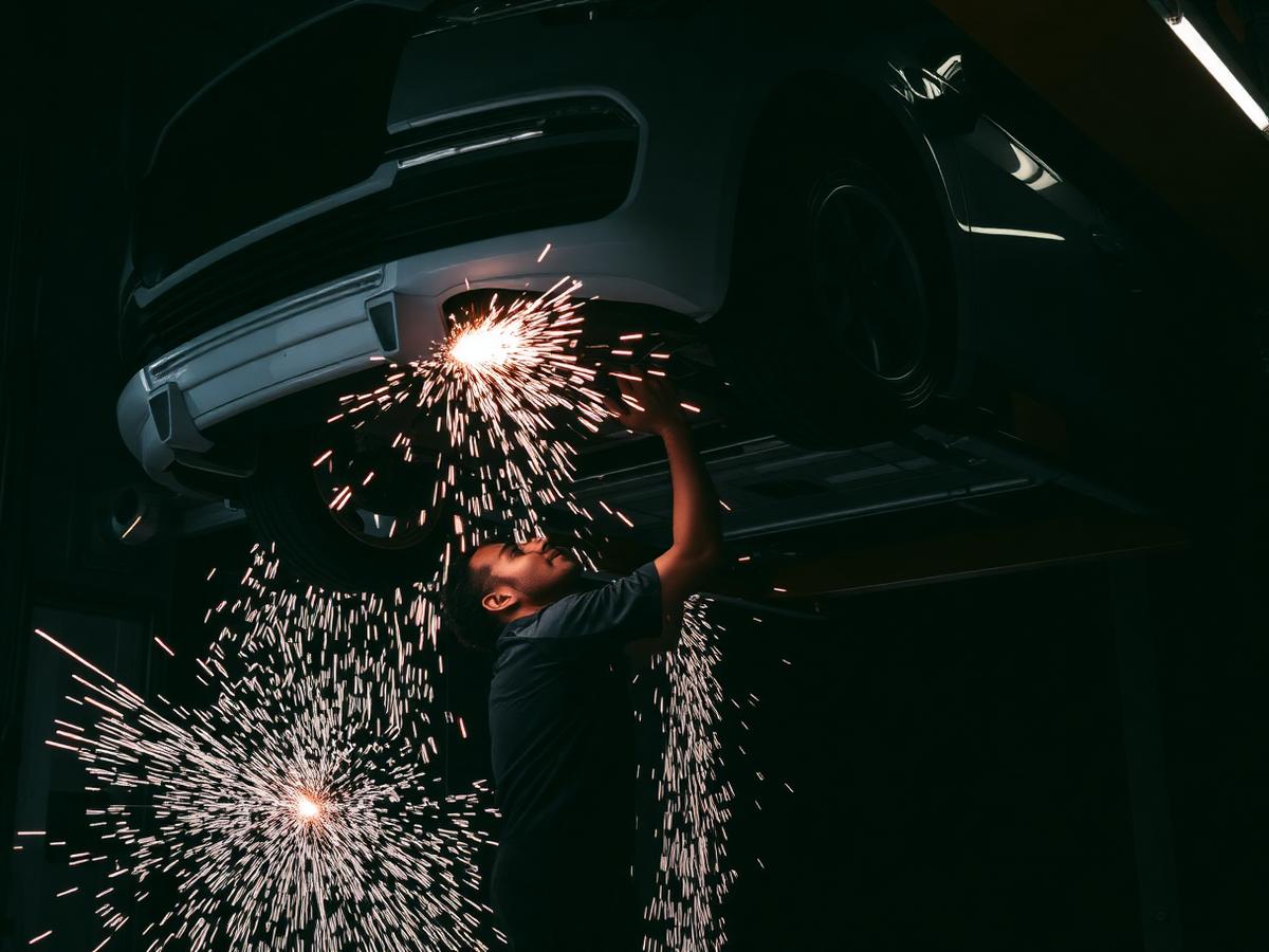 Under-car repair